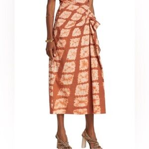 Ulla Johnson Ember Hand Dyed Shibori Skirt. Size 12